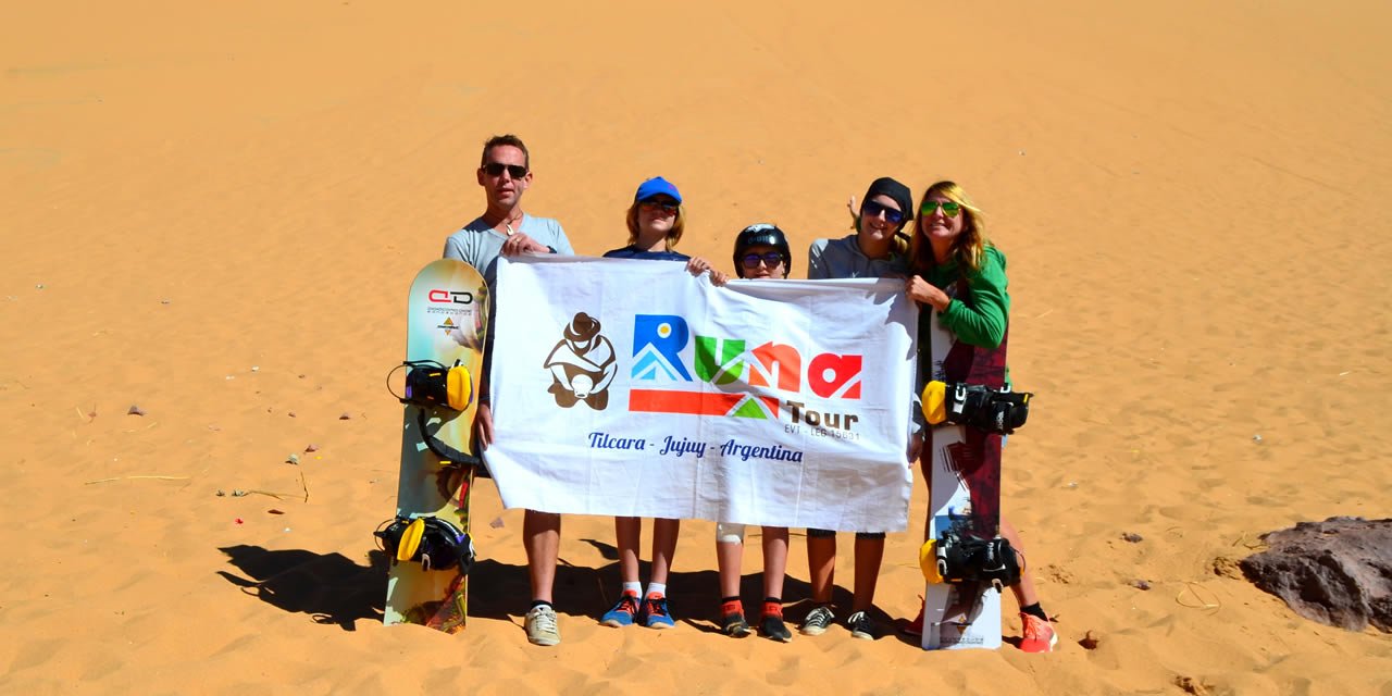 Sandboarding en el Huancar de Abra Pampa